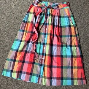 Gap Midi Skirt button front